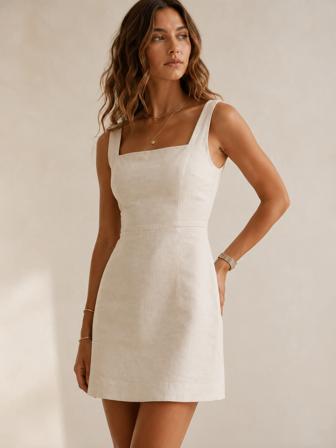 White Mini Dress