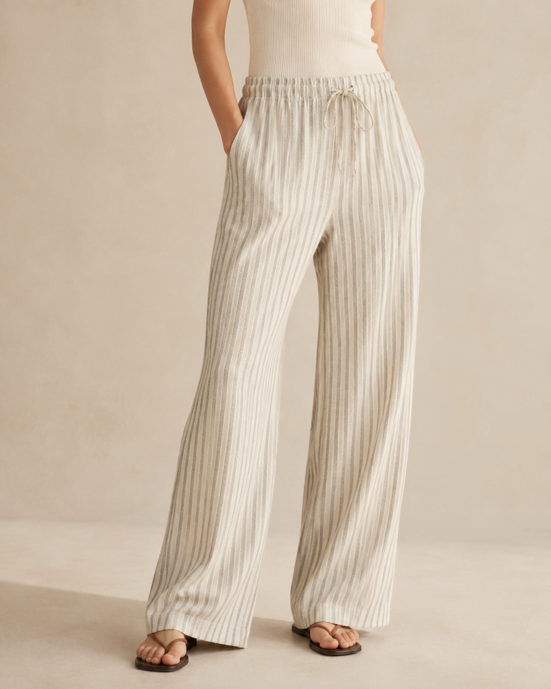 Women's Striped Pyjama Bottoms