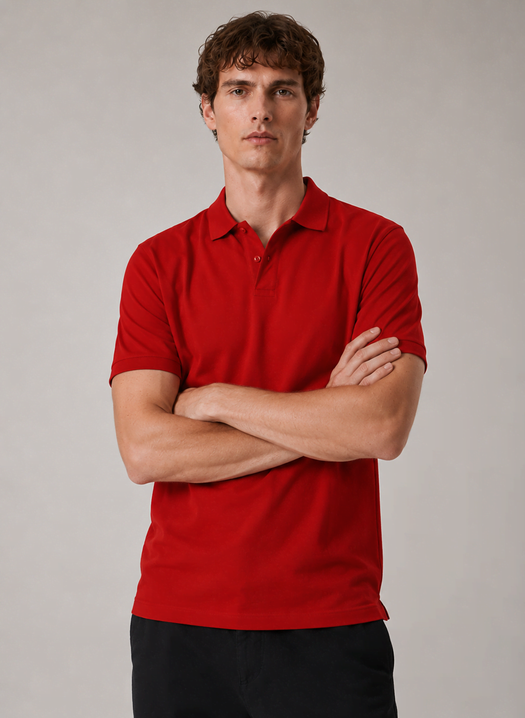 Polo Rouge pour Homme