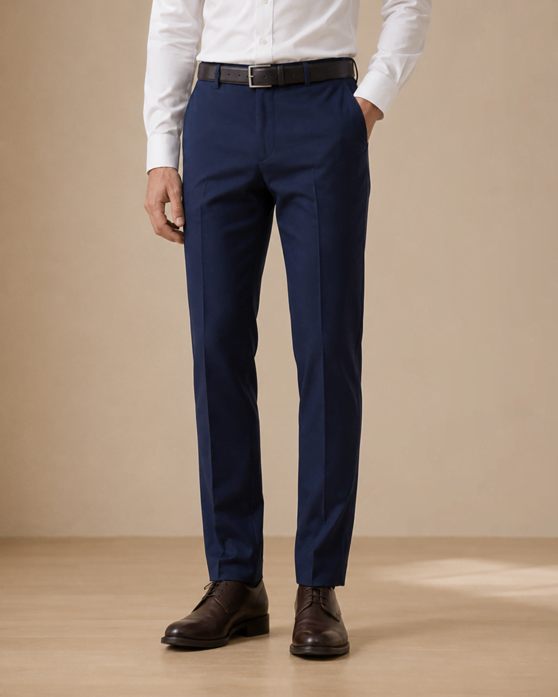Navy Blue Men's Trousers