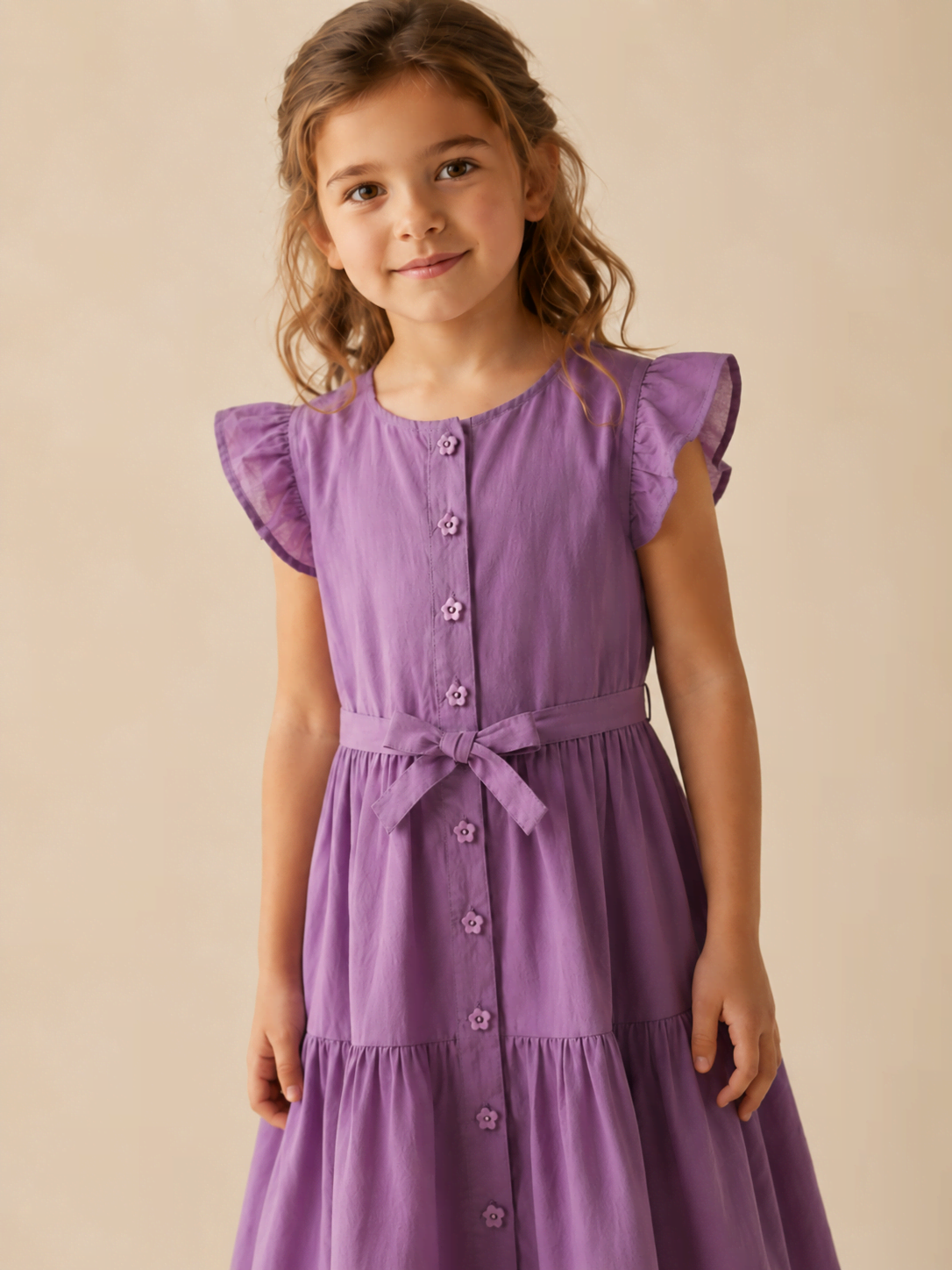 Girl's Purple Dress