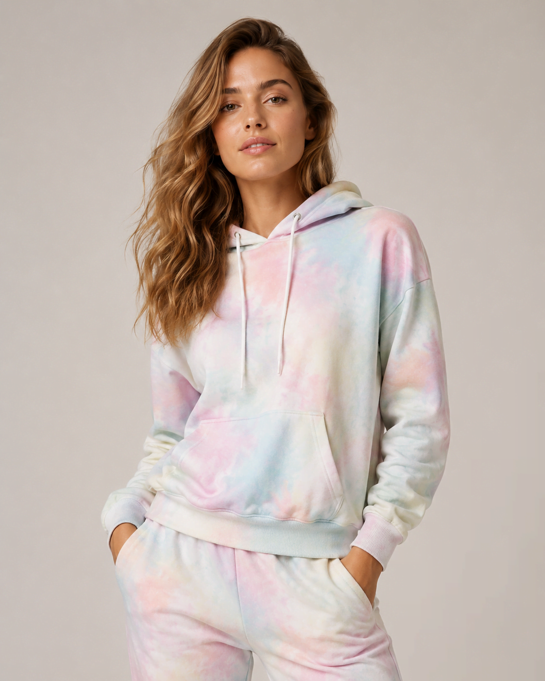 Sweatshirt à Capuche à Impression Numérique pour Femme